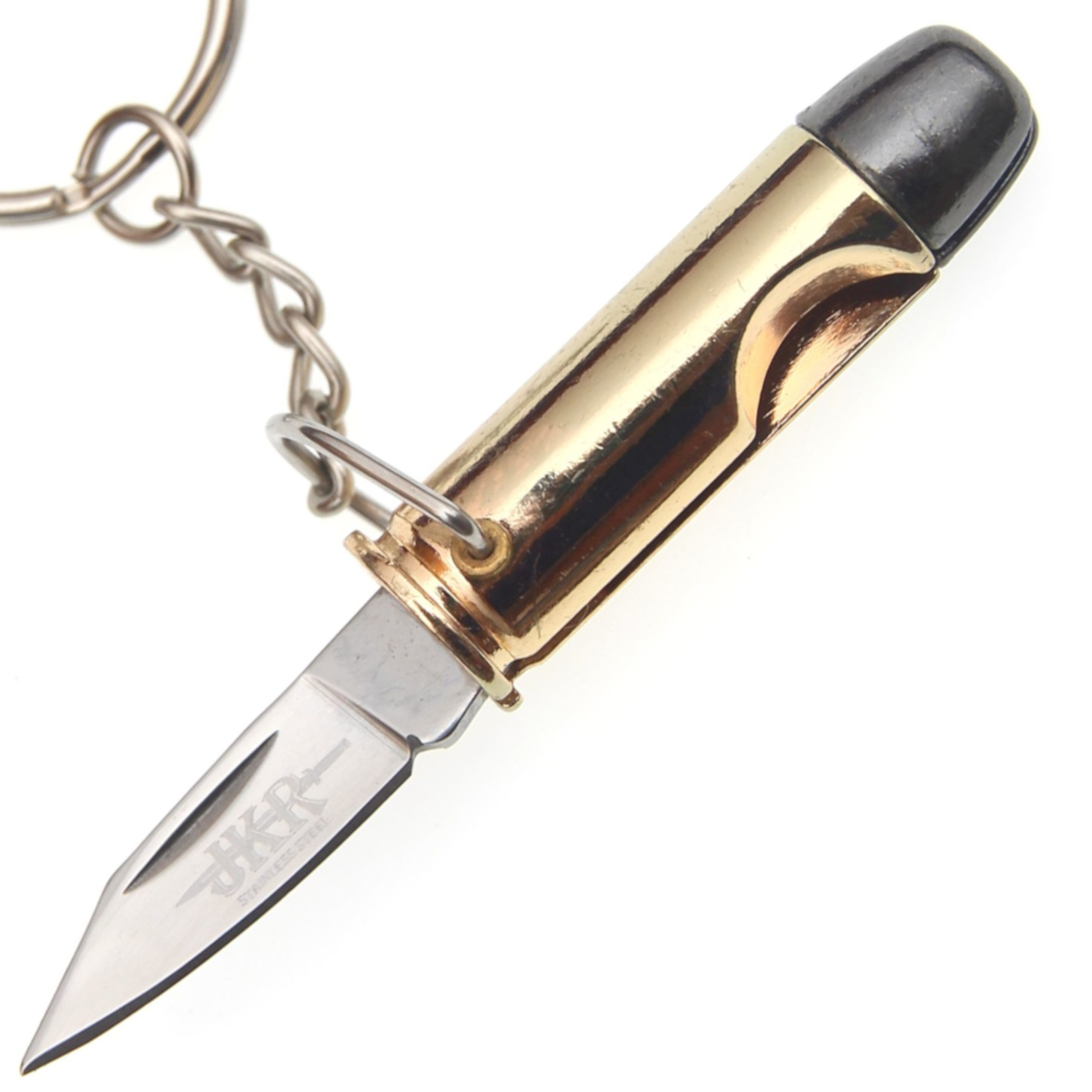 JKR Nóż składany w kształcie naboju kalibru 44 Magnum, 4,2 cm, aluminium