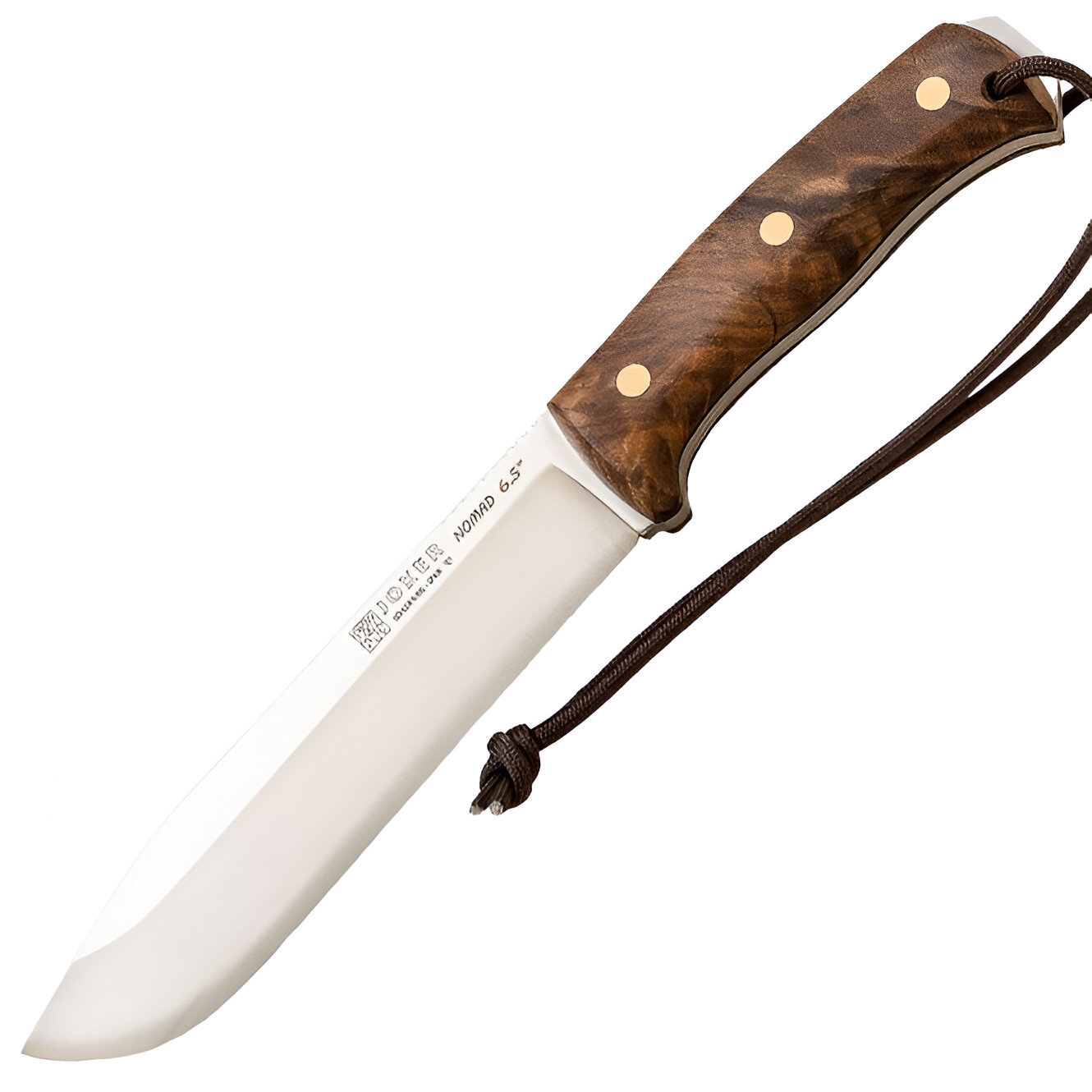 Joker Nomad 6,5" - Nóż bushcraftowy, 17 cm, drewno orzechowe